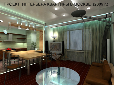 Проект квартиры в Москве (2009 г.)